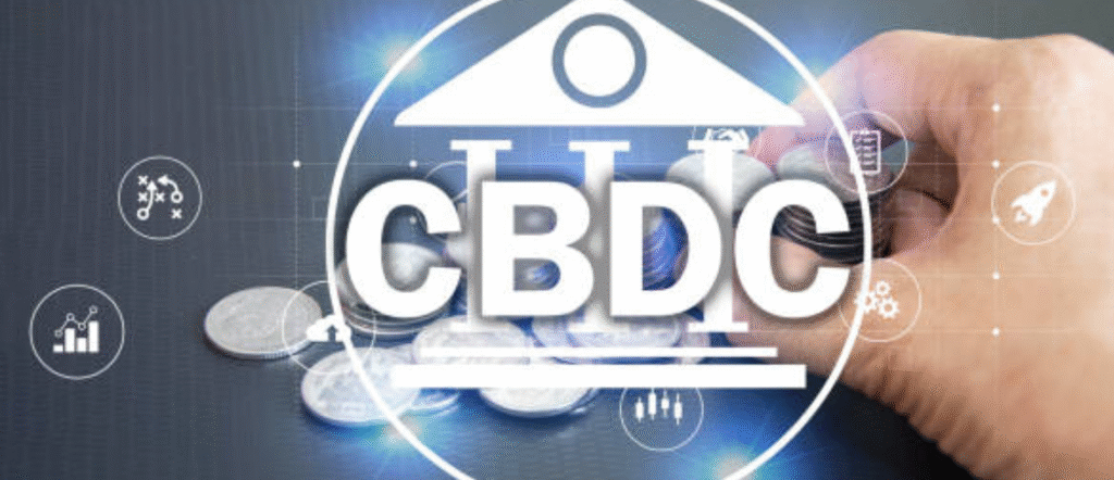 CBDC Impact on Global Finance 2025: Revolutionizing Money in a Digital World A futuristic digital globe rotating amidst glowing currency symbols like dollar signs, euros, and blockchain icons, symbolizing the transformative CBDC impact on global finance in 2025.